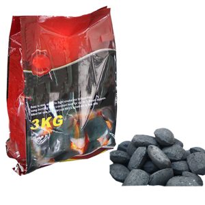 3KG BBQ Charcoal Briquettes Bag